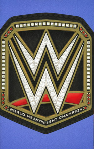WWE #2 World Championship Belt Gold Foil Variant