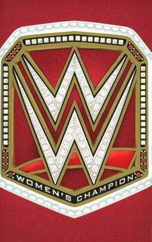WWE #3 Women's Championship Belt Gold Foil Variant
