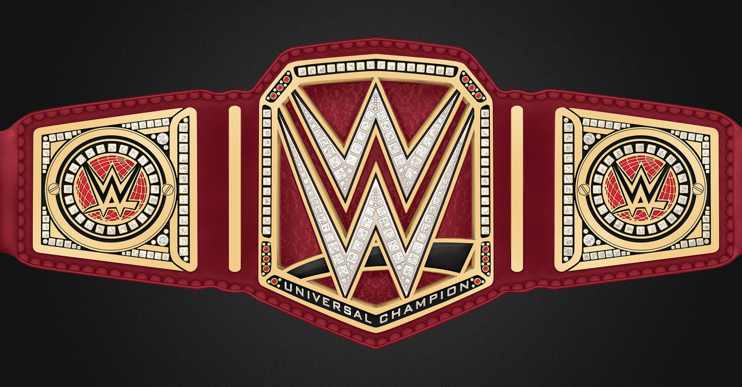 WWE #1 Universal Championship Belt Gold Foil Variant