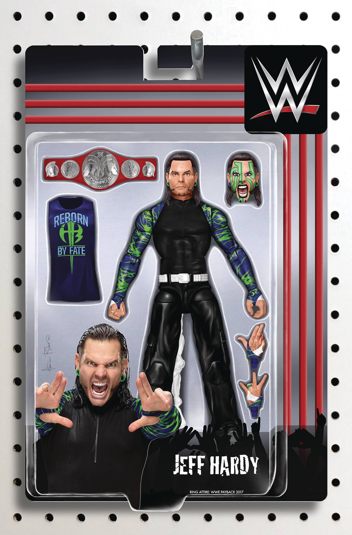 WWE #12 Jeff Hardy Action Figure Variant