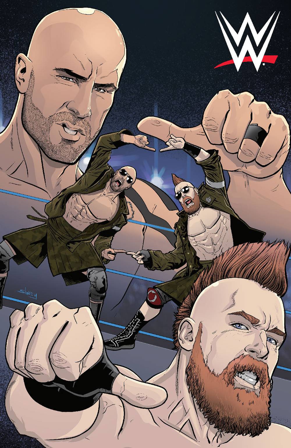 WWE #23 The Bar 1:15 Variant (Will Sliney Cover)